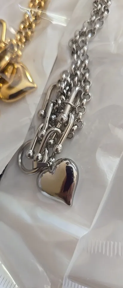 Eilieck Heart Love Pendant Necklace photo review