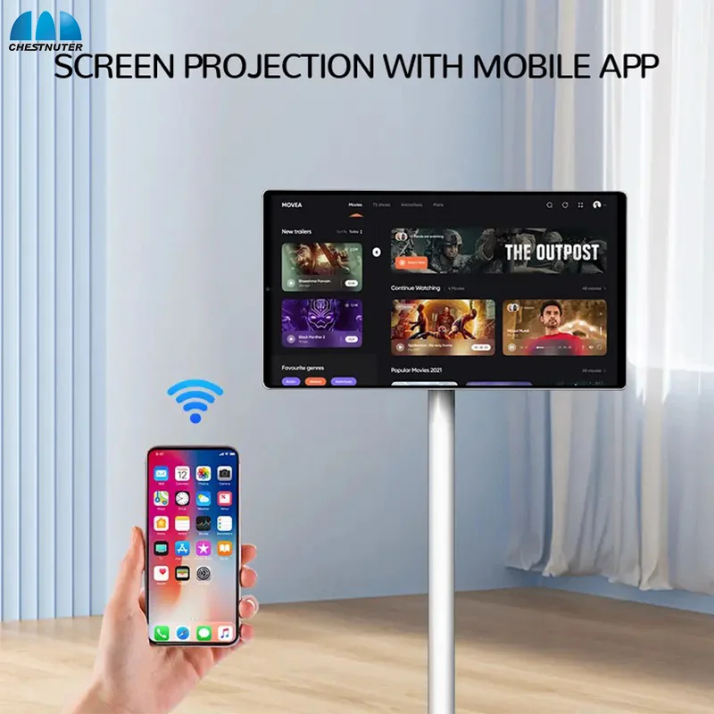 multi-functional smart display 21.5 inch incell smart display touch screen monitor portable LCD smart display android 12 4