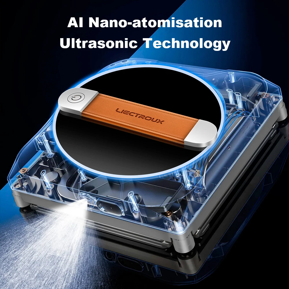 Window Vacuum Robot Cleaner Liectroux YW910,Double Water Spray,Laser Sensor,Home Floor Windows Robot Vacuum Cleaner,App Control 3