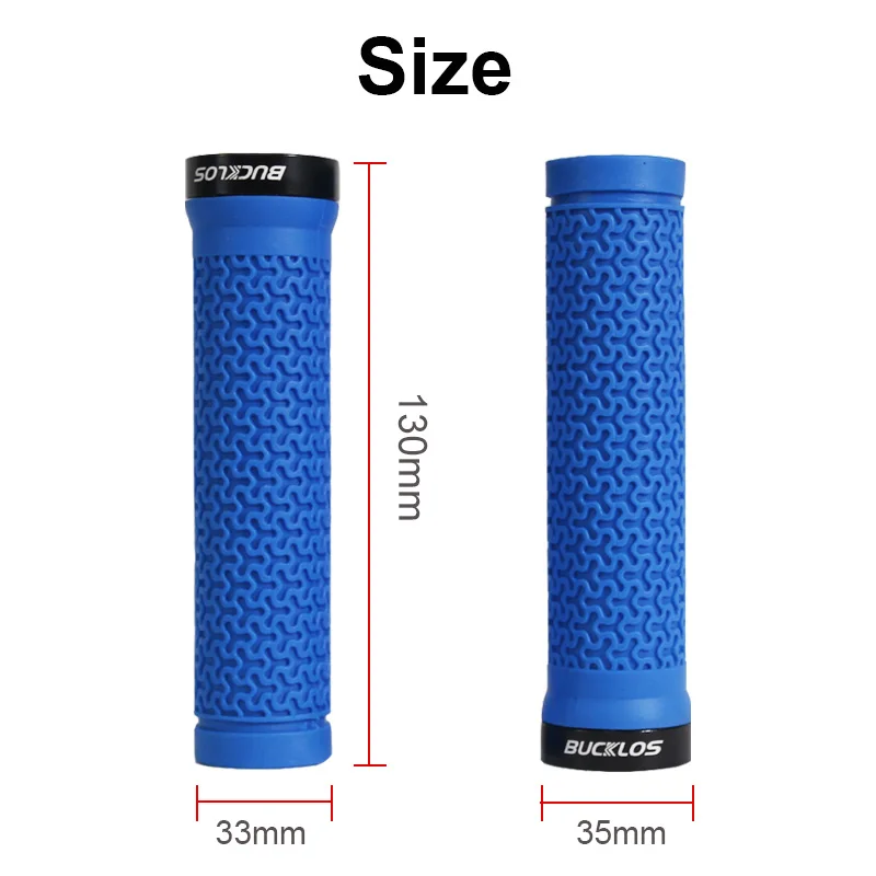 MTB Grips Anti-Slip Mountain Bike Handlebar Grips Shock-Proof Rubber Cuffs Bicyc