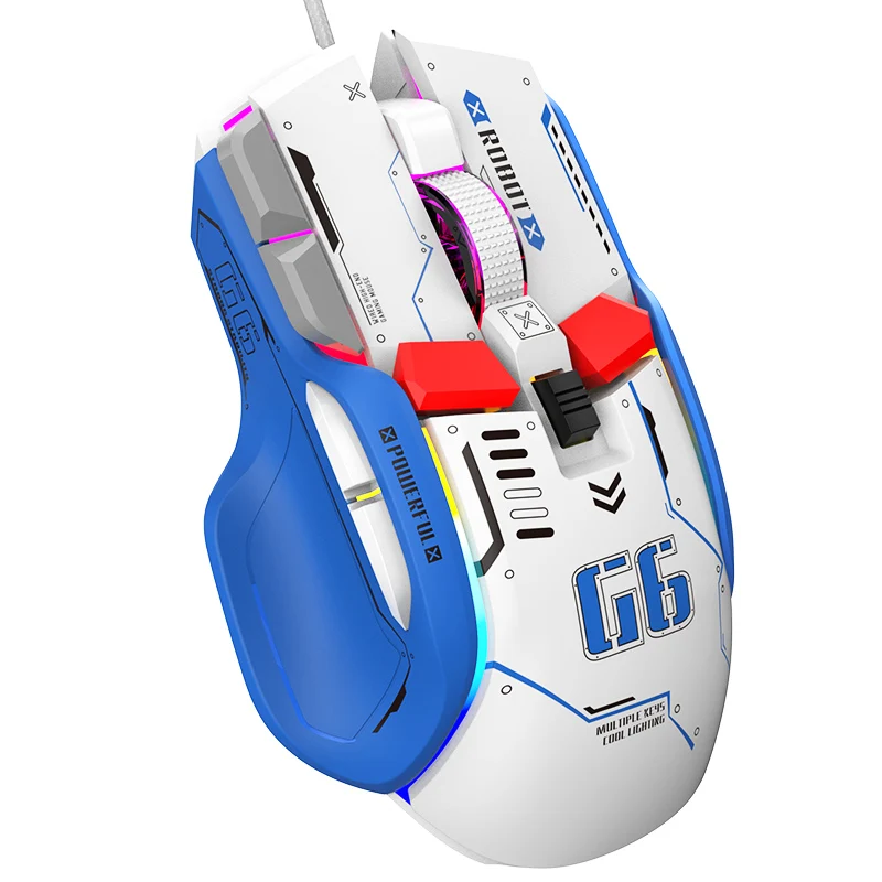 Mouse sem fio Gaming Mouse Wired Computer