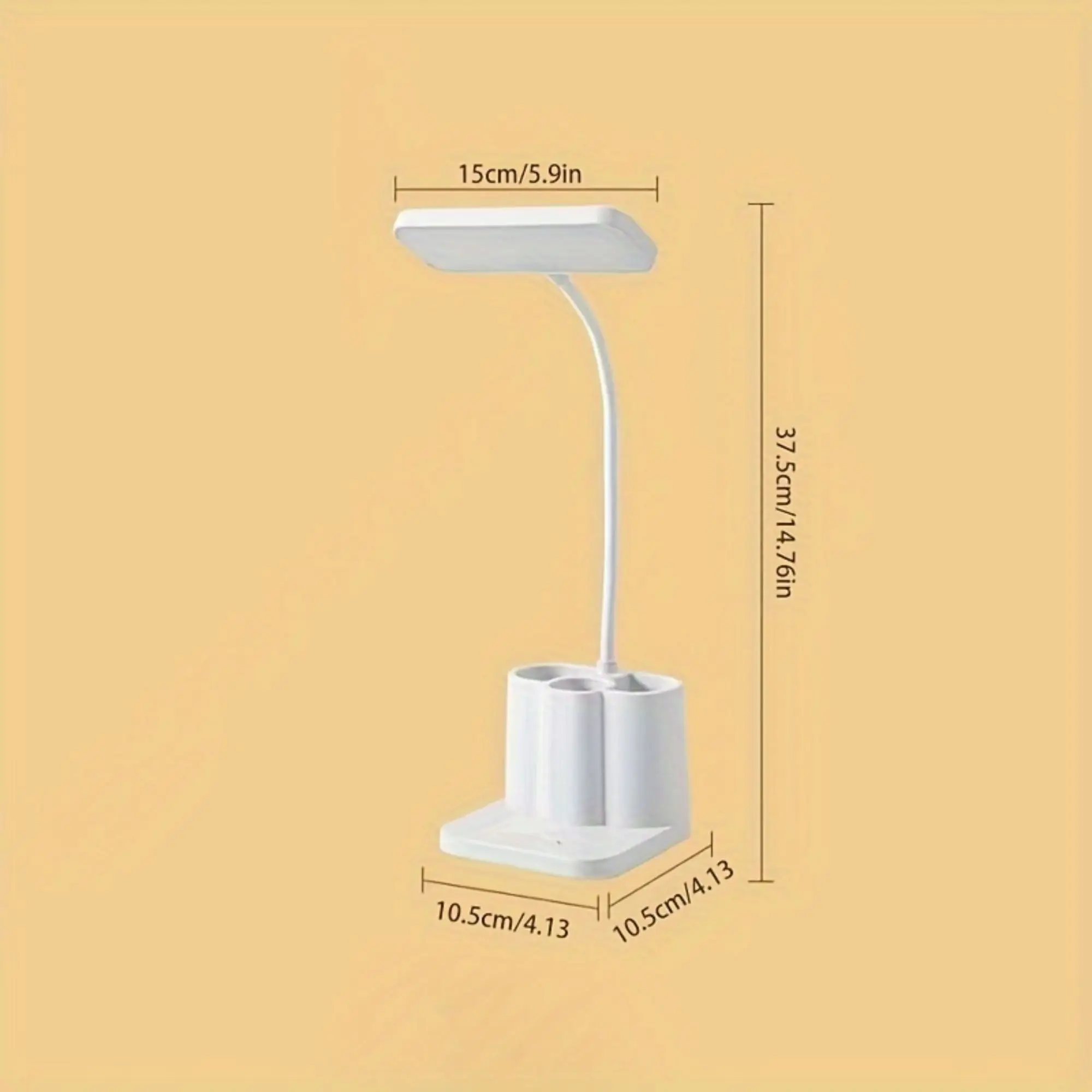 Pen Holder Desk Lamp Rechargeable Student Dormitory Children's Learning Eye Protection Lamp Desktop Reading Night Light 1pc led light desk lamp night light led desk lamp book light