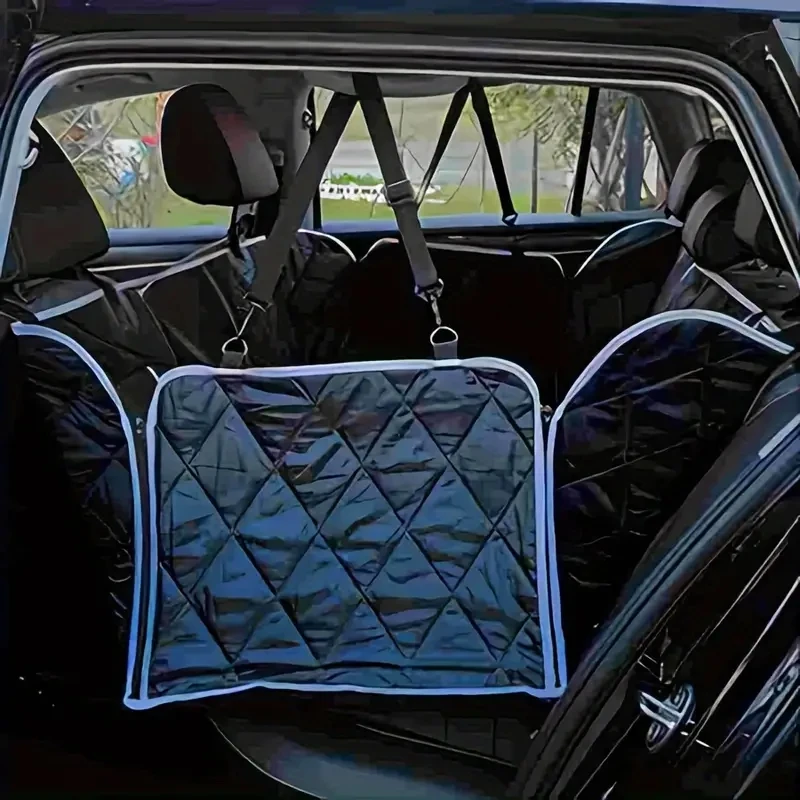 Universal Pet Car Seat Cover Waterproof Mesh Window Storage Pocket Durable Scratchproof Nonslip Dog Car Hammock