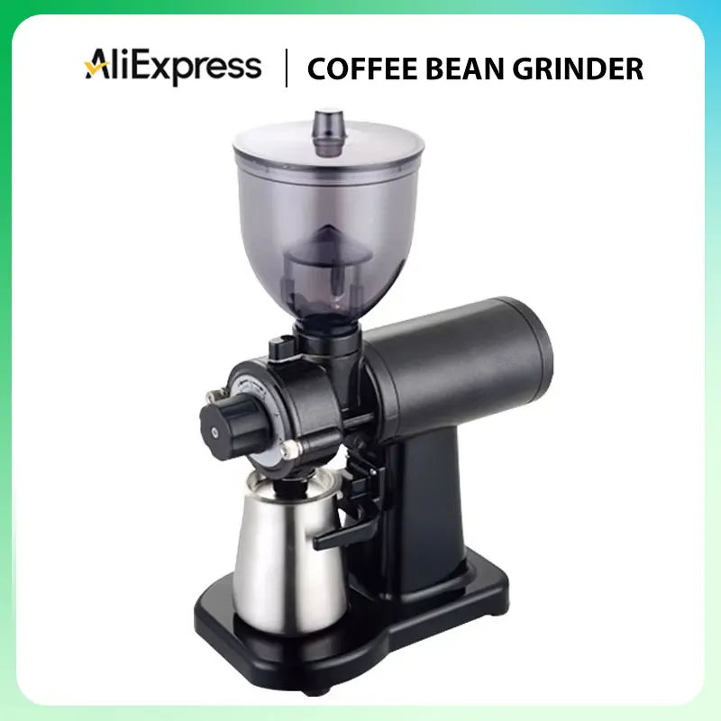 Electric Coffee Bean Grinder Italian Hand Punch Small Household Commercial Coffee Bean Grinding and Crushing Machine