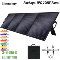 Keenergy 200W 18V Kit de panneaux solaires panneau solaire pliable chargeur solaire Rechargeable extérieur pour centrale électrique de Camping Portable 1