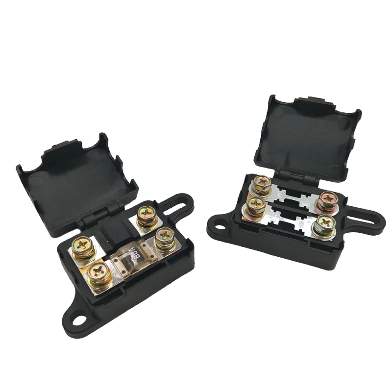 AMI MIDI Distribution Block Fuse Holder 2 Circuit 2way Bolt Automobile Fuse Box Base Holder