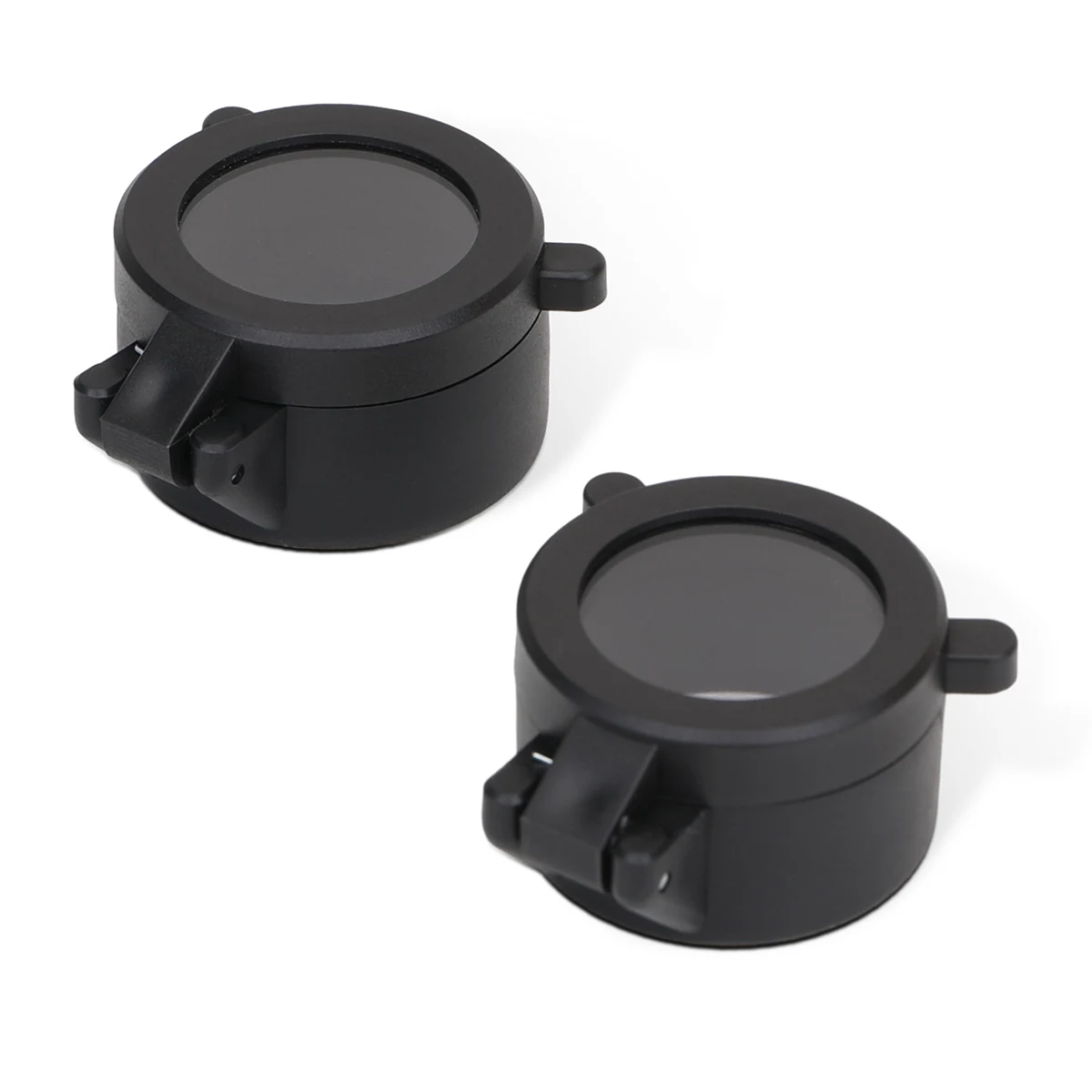 NVG30 Quick Flip Scope Protector Dustproof Rubber Flip-Open Riflescope Lens Covers Eyepiece Objective Guards Hunting Scopes