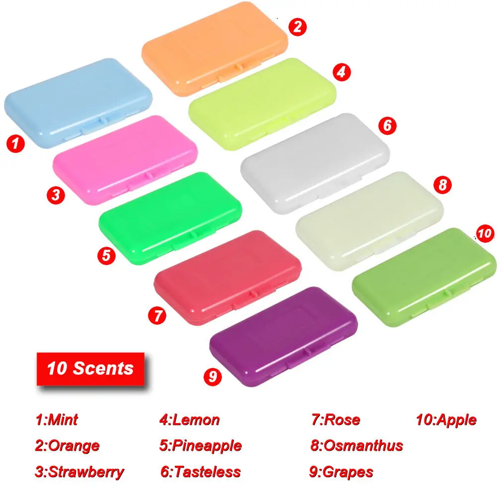 

1Pack Dental Orthodontic Wax for Relief Brackets Braces Gum Irritation 10 Scents Waxs