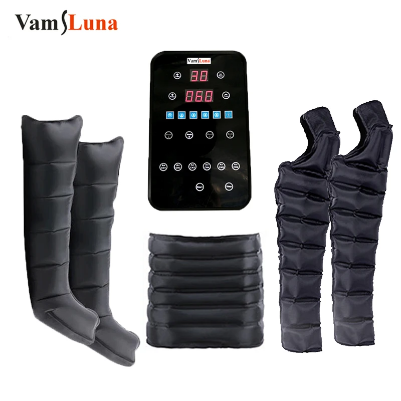 VamsLuna Intelligent Touchscreen Panel 6 Chambers Air Compression Equipment For Whole Body Massager