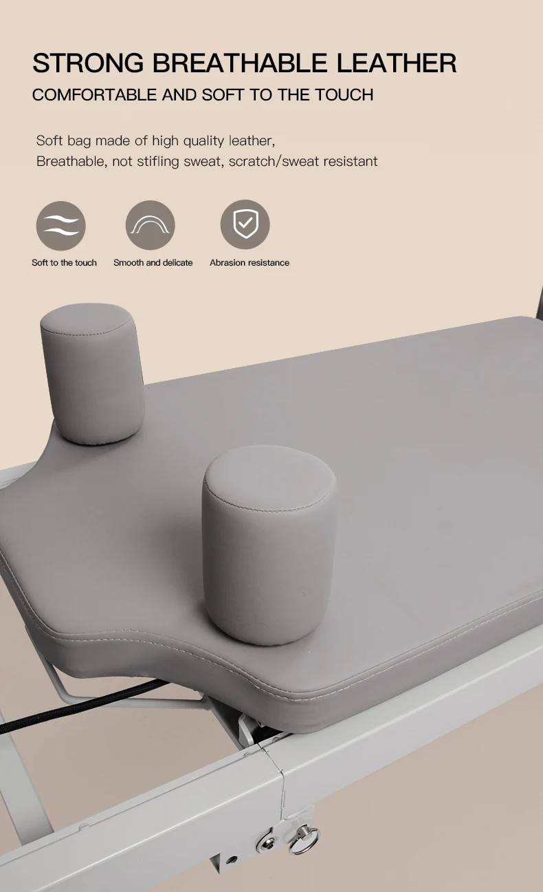 MIYAUP Hot Beige New Pattern High Quality Exercise Core Bed With Boxing Pilates Reformers Ab7fad5aade7441c8a845eab135eac389G