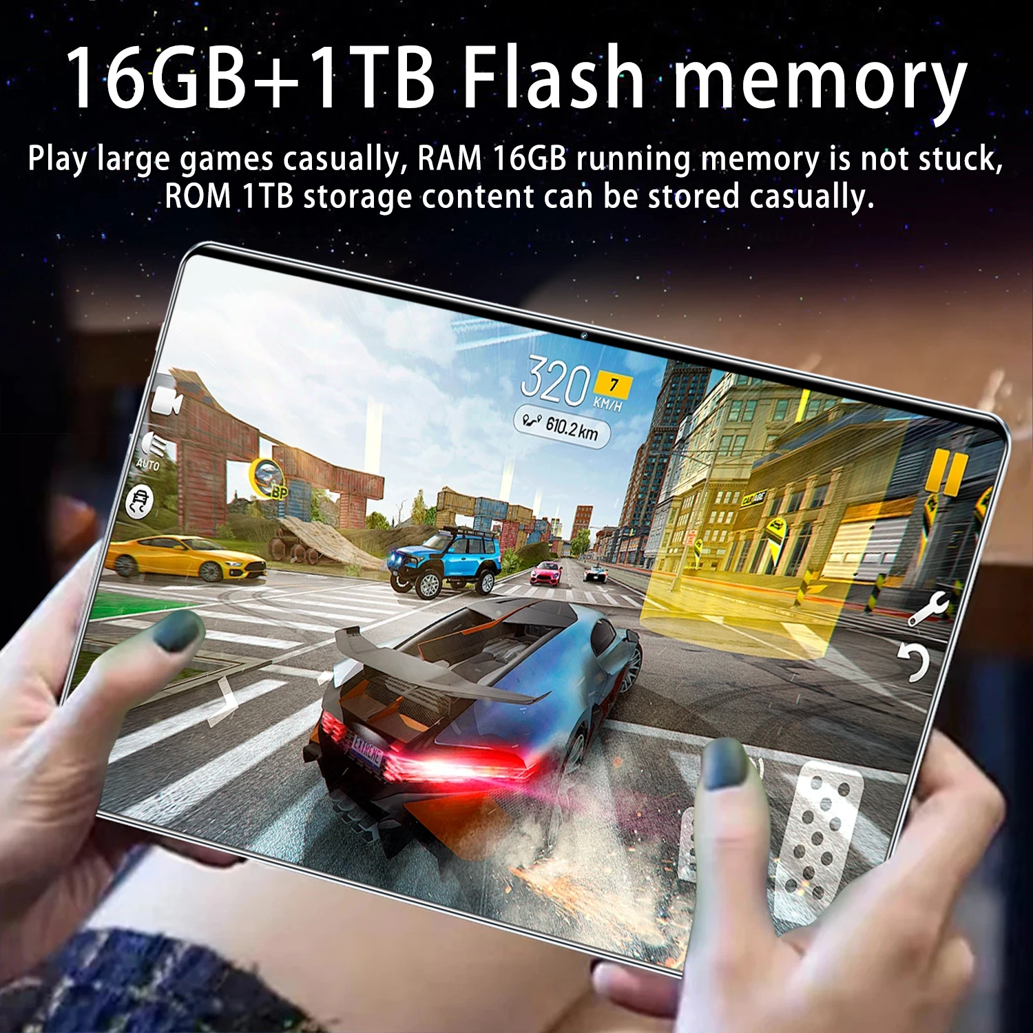 Original 5G Pad 16GB Ram 1TB Rom 10.36inch 20000mAh Android13 Bluetooth 14core WIFI Office GPS HD Tablet with keyboard