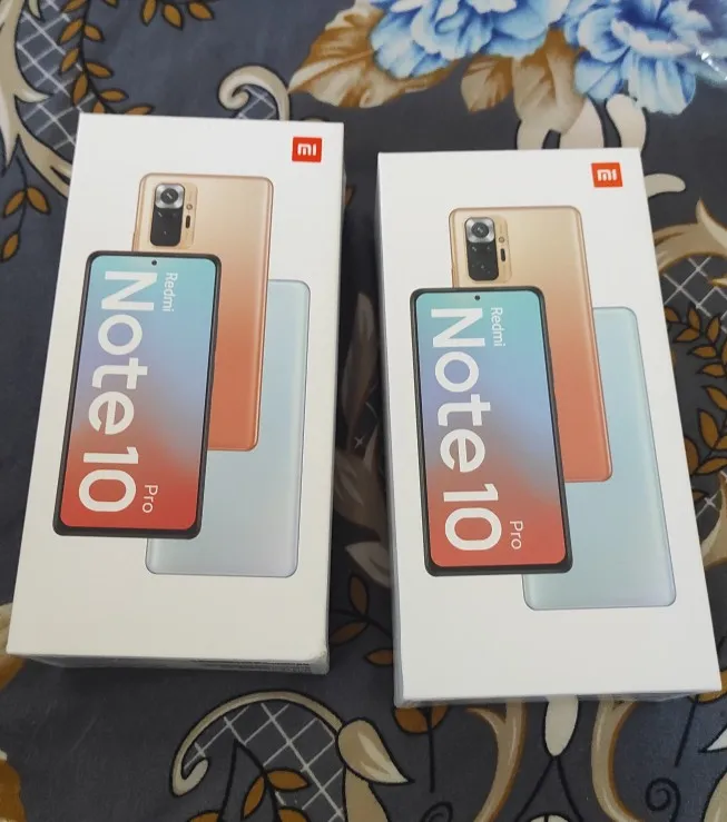 Global Version Xiaomi Redmi Note 10 Pro NFC 6GB 64G 128GB Smartphone Snapdragon 732G Octa Core 6.67" AMOLED Display Cellphone