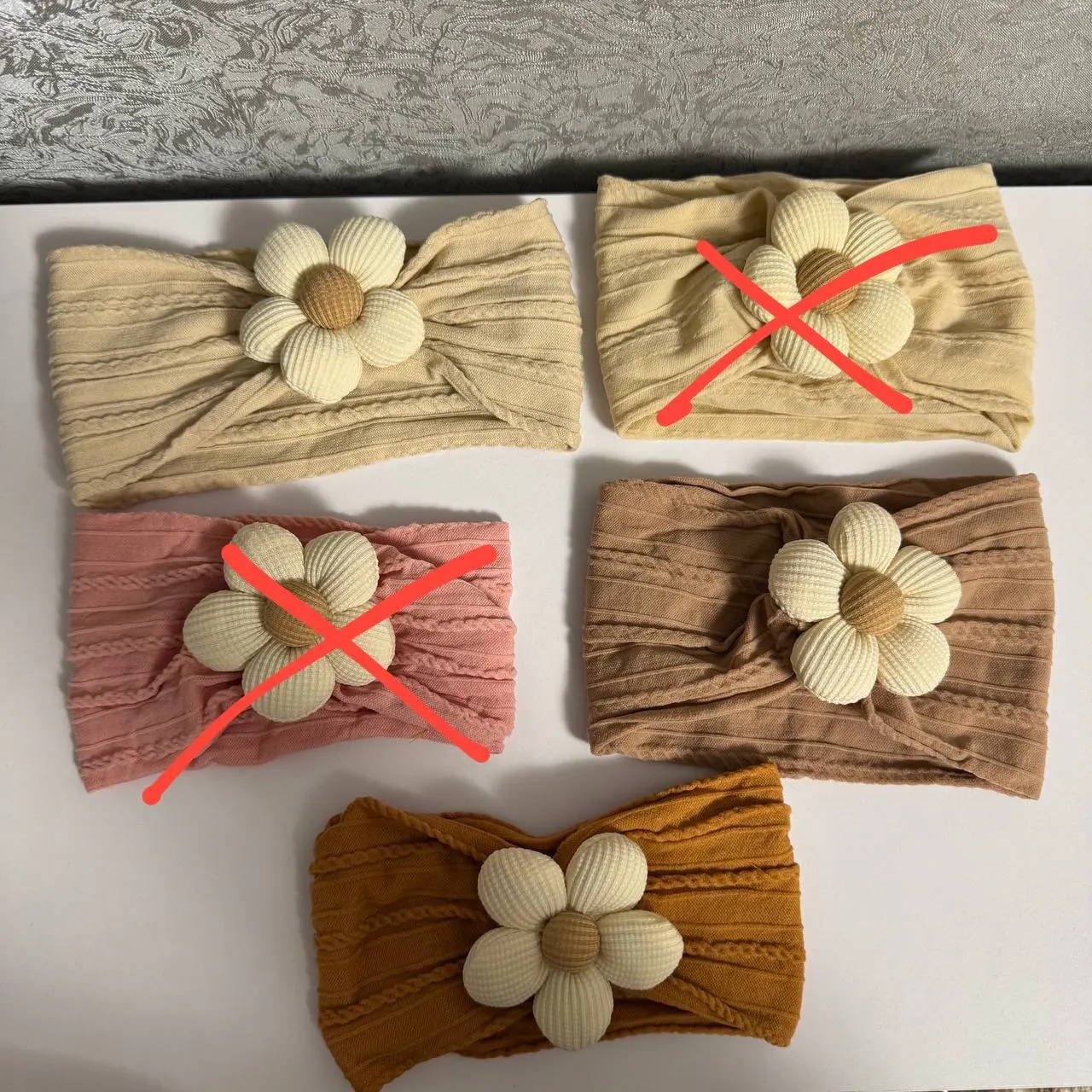 Cute Floral Nylon Baby Headband photo review