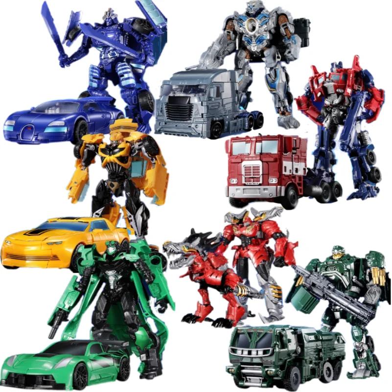 새로운 변신 로봇 장난감, 변신 자동차 공룡 변형 영화 액션 피규어 모델, 어린이 새해 선물, 남아용 장난감