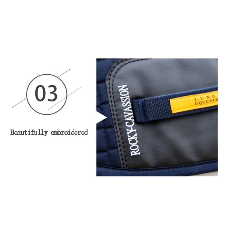 Equestrian Sweat Absorbent Pad 3D Sweat Absorbing Saddle Pad Comfort Shock Absorption Horse Equipment