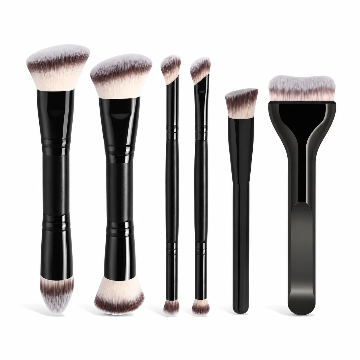 Professional Makeup Brush Set - Soft Foundation, Blush, Powder, Eyeshadow & Mascara Brushes
