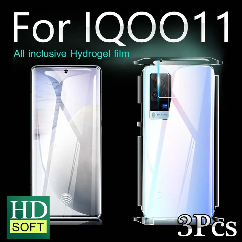 Iqoo11Pro Hydrogel Film Per Vivo Iqoo 11 Screen Protector 360 ° Soft Front Back Camera Copertura A Schermo Intero
