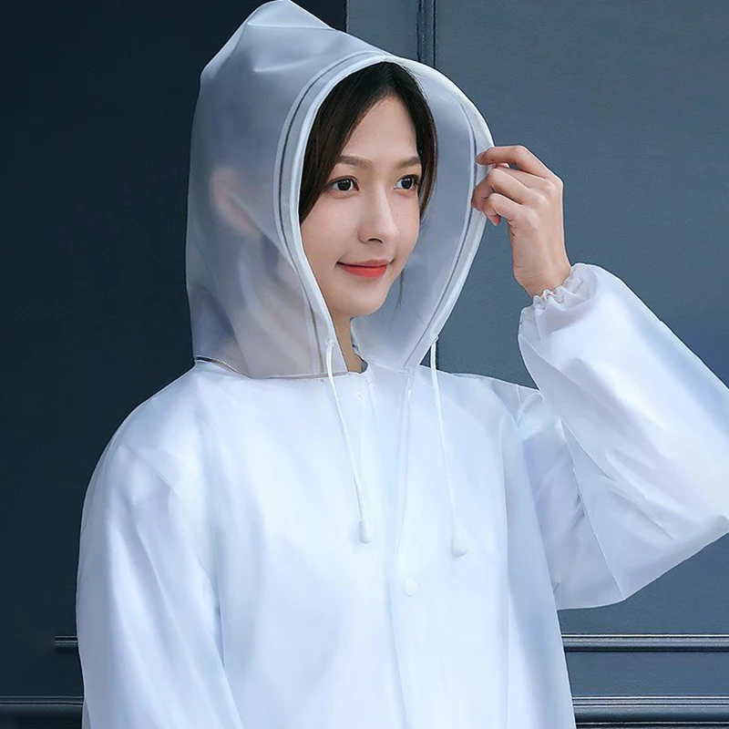 Durable Unisex Hooded EVA Raincoat