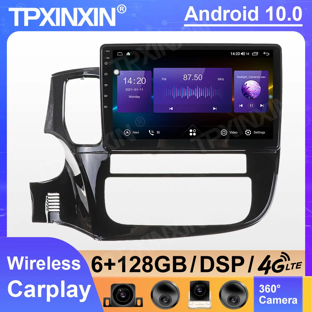 

2Din Android 12 Car Stereo Radio Multimedia Video Player For Mitsubishi Outlander xl 3 2012 - 2018 GPS Navigation RDS 4G Carplay