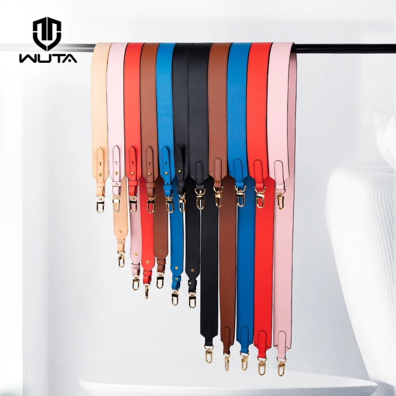 WUTA 100% Genuine Leather Bags Strap Handle Strap for LV Noe Bucket Bag  Short Shoulder Replacemen Straps 37-59CM Bag Accessories