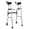 Elderly Walker With Wheel Walking Aid Walking Inconvenience Walker Hemiplegia Rehabilitation Folding Body Elbow Support Type 6