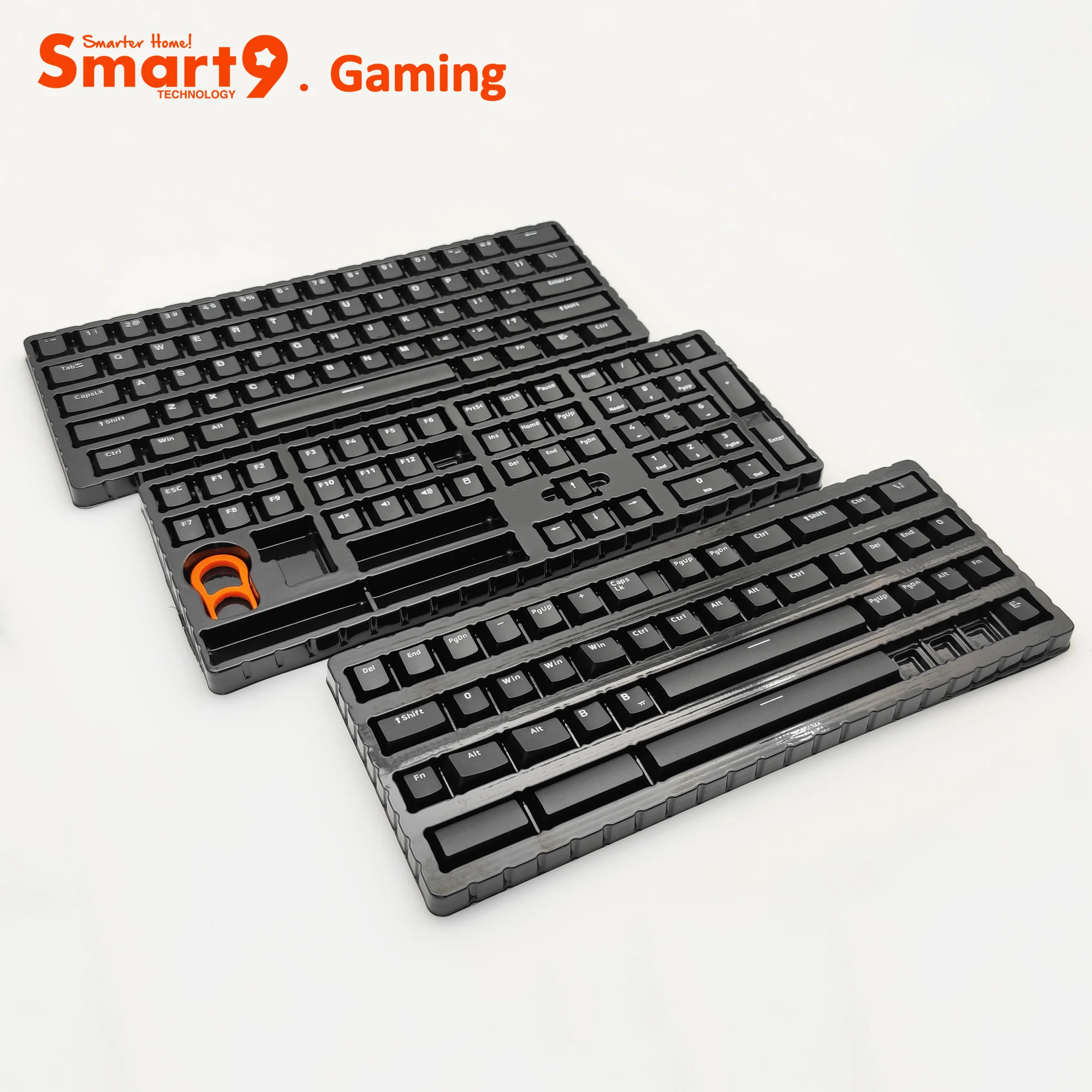 Pbt Duplo Tiro Keycaps Arco Wob com Perfil Oem 148 Chaves Layout Conjunto Completo para Teclados Mecânicos Smart9 - Imagem 5