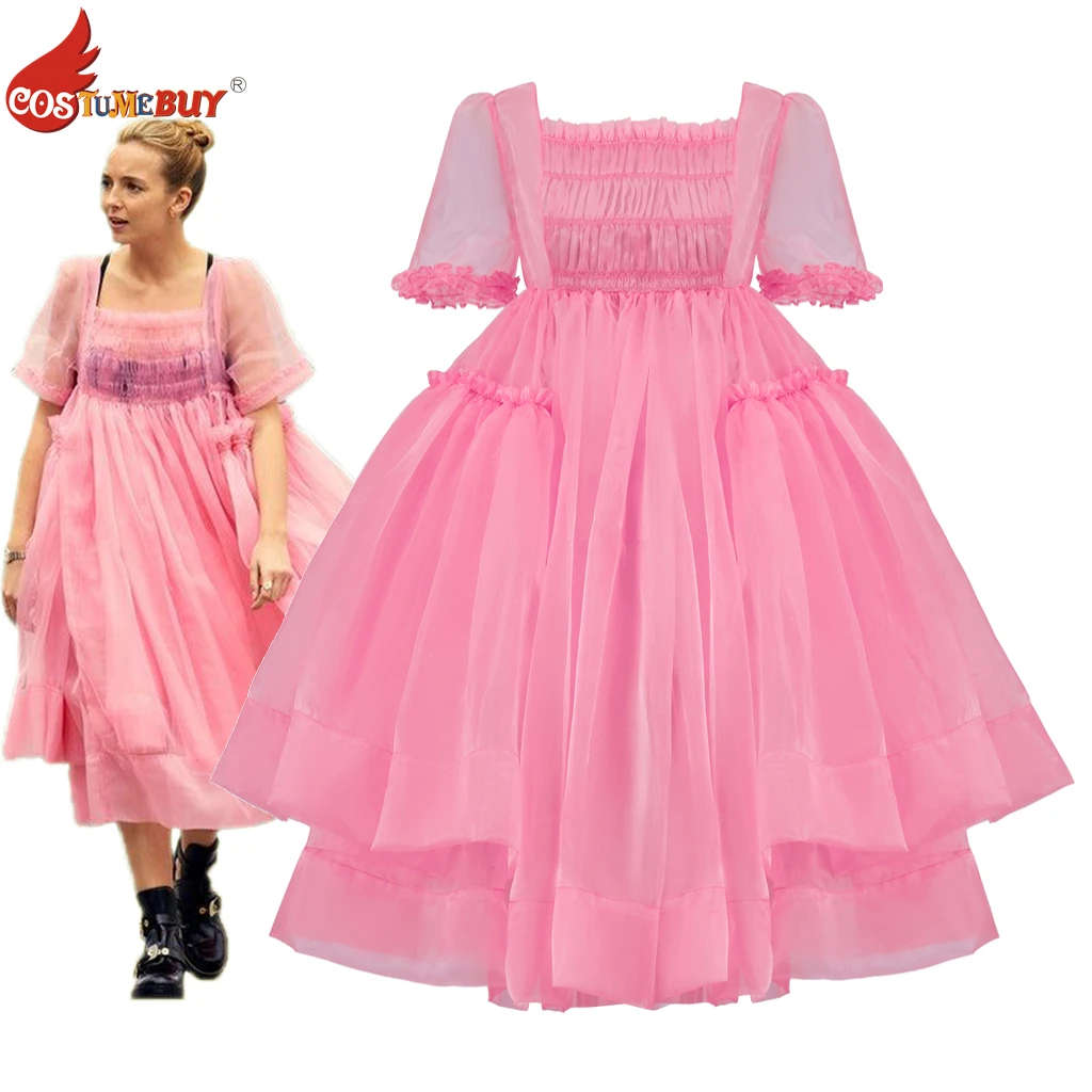 

Killing Eve Movie Villanelle Cosplay Costume Soft Puffy Tulle Dress Fashion Vibrant Adult Girl Princess Skirt Ball Party Dresses