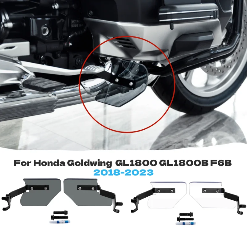 

For Honda Goldwing GL1800 GL1800B F6B DCT TOUR AIRBAG Motorcycle Splash Foot Protector Guard Air Deflector Spoiler 2018-2023