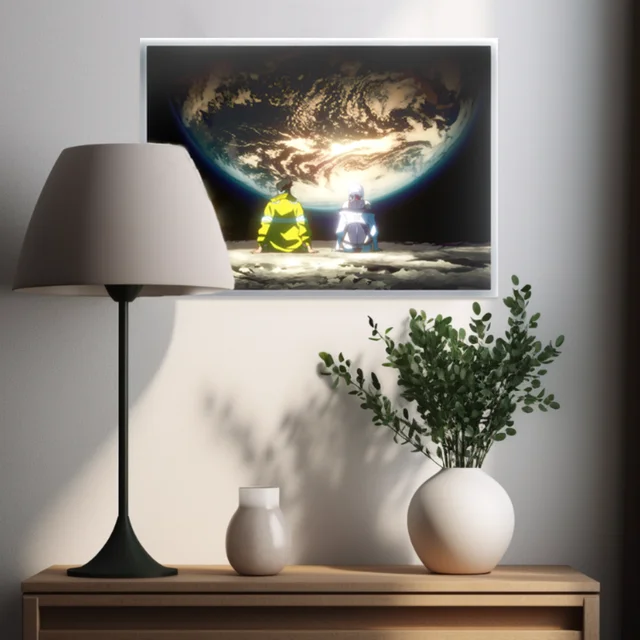 Cyberpunk Edgerunners LED Painting Anime Light Box Photo Frame Wall Art 3
