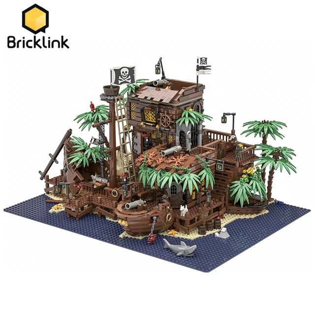 Ideas Pirates Barracuda Bay 21322 | Blocks Barracuda - Moc Compatible - Aliexpress