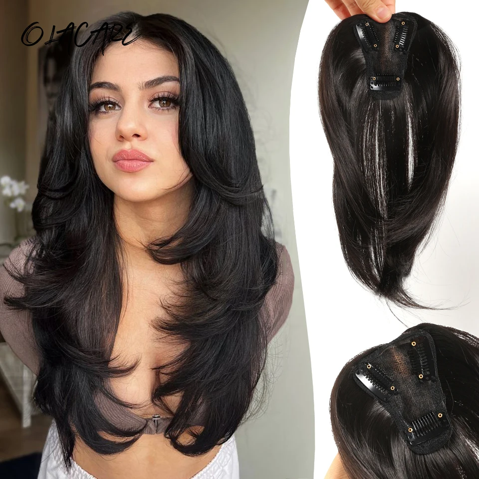 Synthetic Hair Clip In Bangs Extension for Women