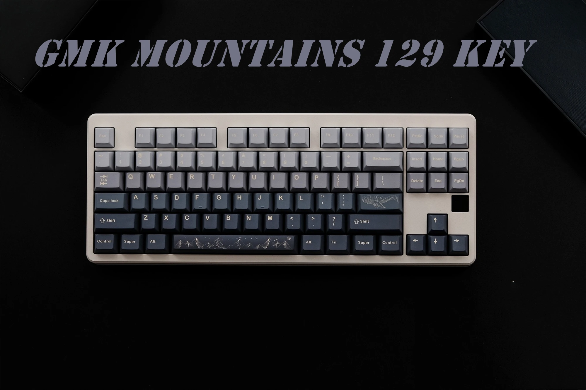 Gmk Montanhas Keycaps 129 Chaves Keycaps Cereja Pbt Dye-sub Perfil Personalizado Gmk Teclas de Teclado Mecânico