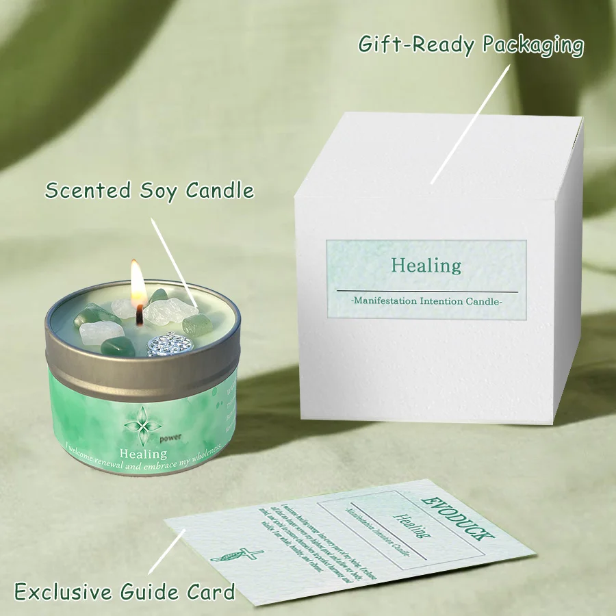 Lavender Eucalyptus Scented Candle 2