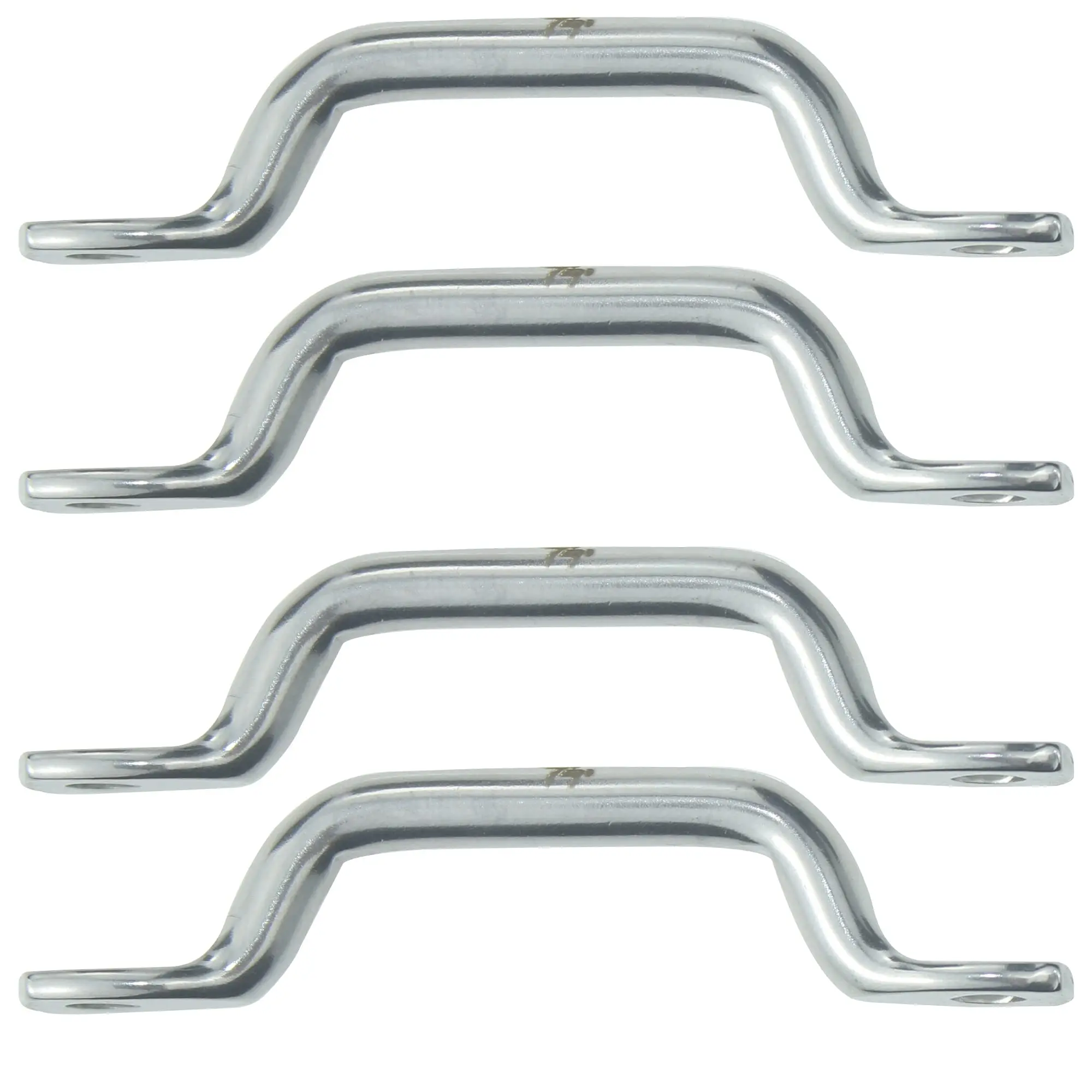 Bimini Top Strap Pad Eye Footman Loop 8pcs - Heavy Duty Stainless Steel for Boat, Kayak, Tie Downs, Jeep Wrangler Door Strap 4
