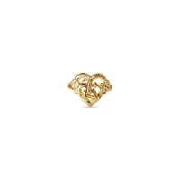 The Cutout Old English Flower Heart Letter Ring Custom Initial Letter Adjustable Ring Personalized A-Z Letter Rings Jewelry Gift 2