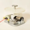 Electronic Music Box Mechanism With Rotating Shaft And Plate In Contrary Direction 1.5V 6