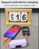 M&W Mini Power Bank 5000 mAh Compact Battery with Fast Charging - Built-in USB Type-C and Lightning Connectors 2