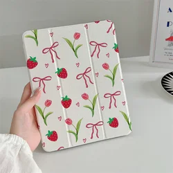 Charming Floral Bow iPad Case - Soft Protective Cover for iPad 11 2025 - 11inch (TR037)