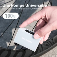 BSCOBBER pompe à Air Portable A3S vélo jauge numérique affichage Schrader Presta pneus électrique gonfleur de pneus 120PSI Mini pompe 5