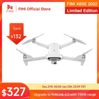 FIMI X8SE 2022 한정판 카메라 드론, 4K 전문, 15km 변속기, 3 축 짐벌, 35 분 드론 com, gps fimi x8pro 2023