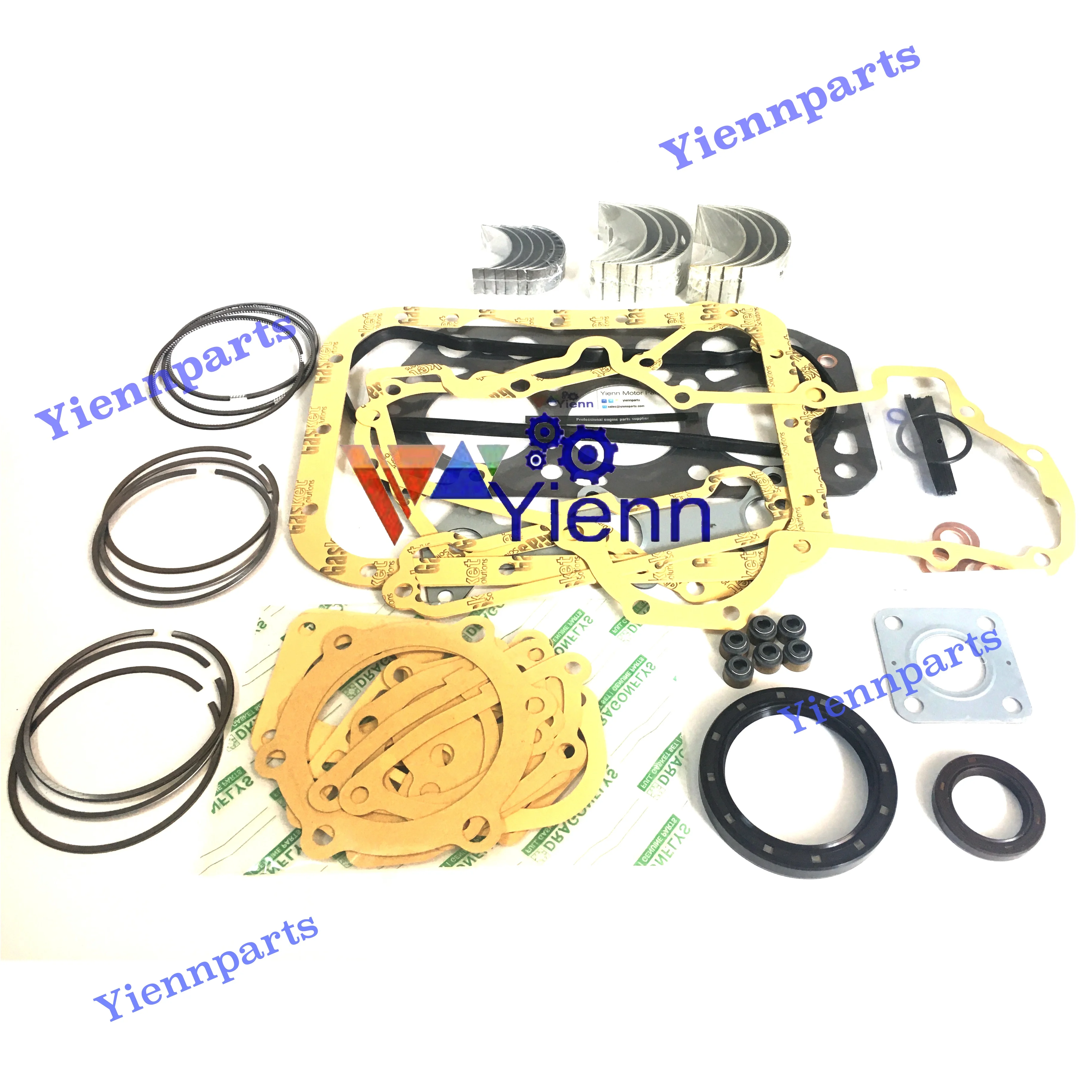 3 Tn82 3 Tn82L Revisione Kit Di Riparazione Per Parti Di Riparazione Del Motore Yanmar Trattore F22 F24 Us250 Us300 Spazzaneve Ysr3000
