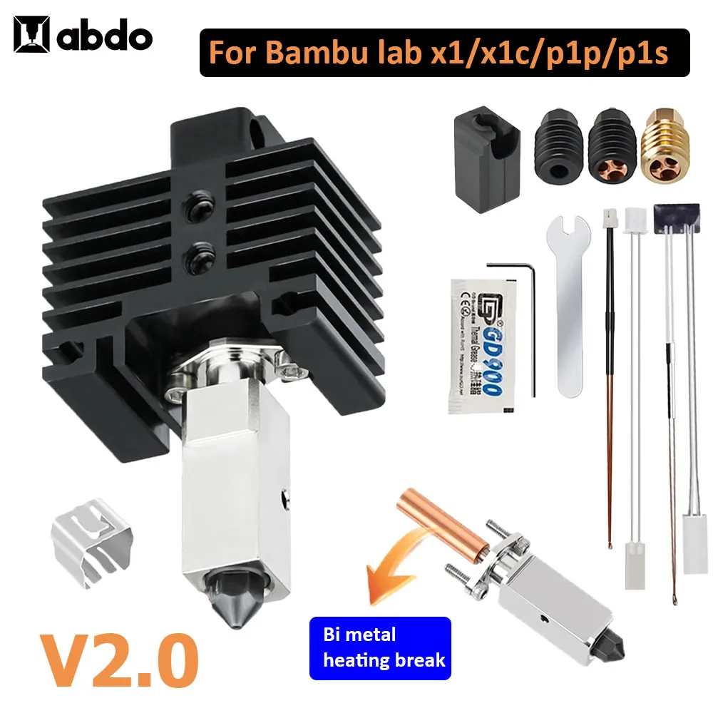 Bambu Lab 핫엔드 업그레이드 2.0 버전, Cht 깍지 bambulab Bi 금..