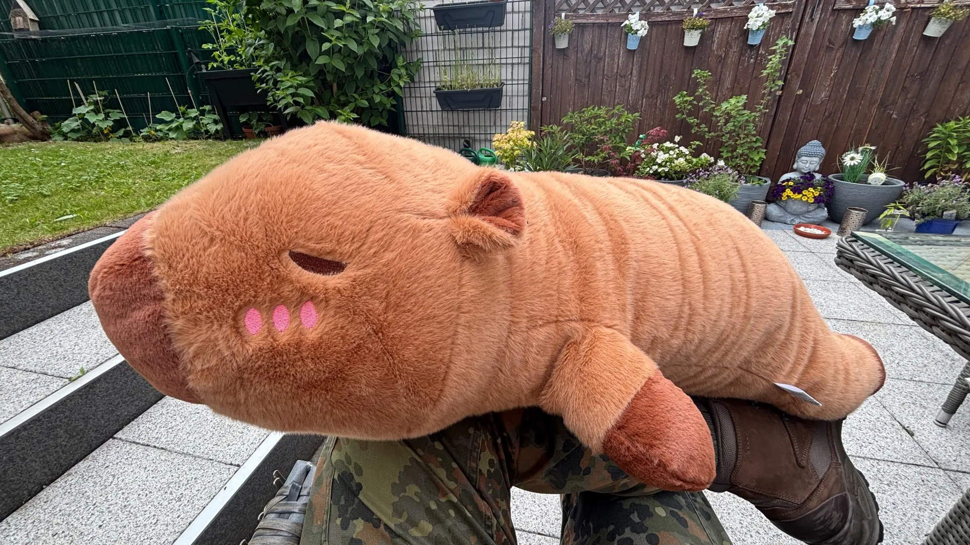 Chonky Sleeping Capybara Plushie photo review