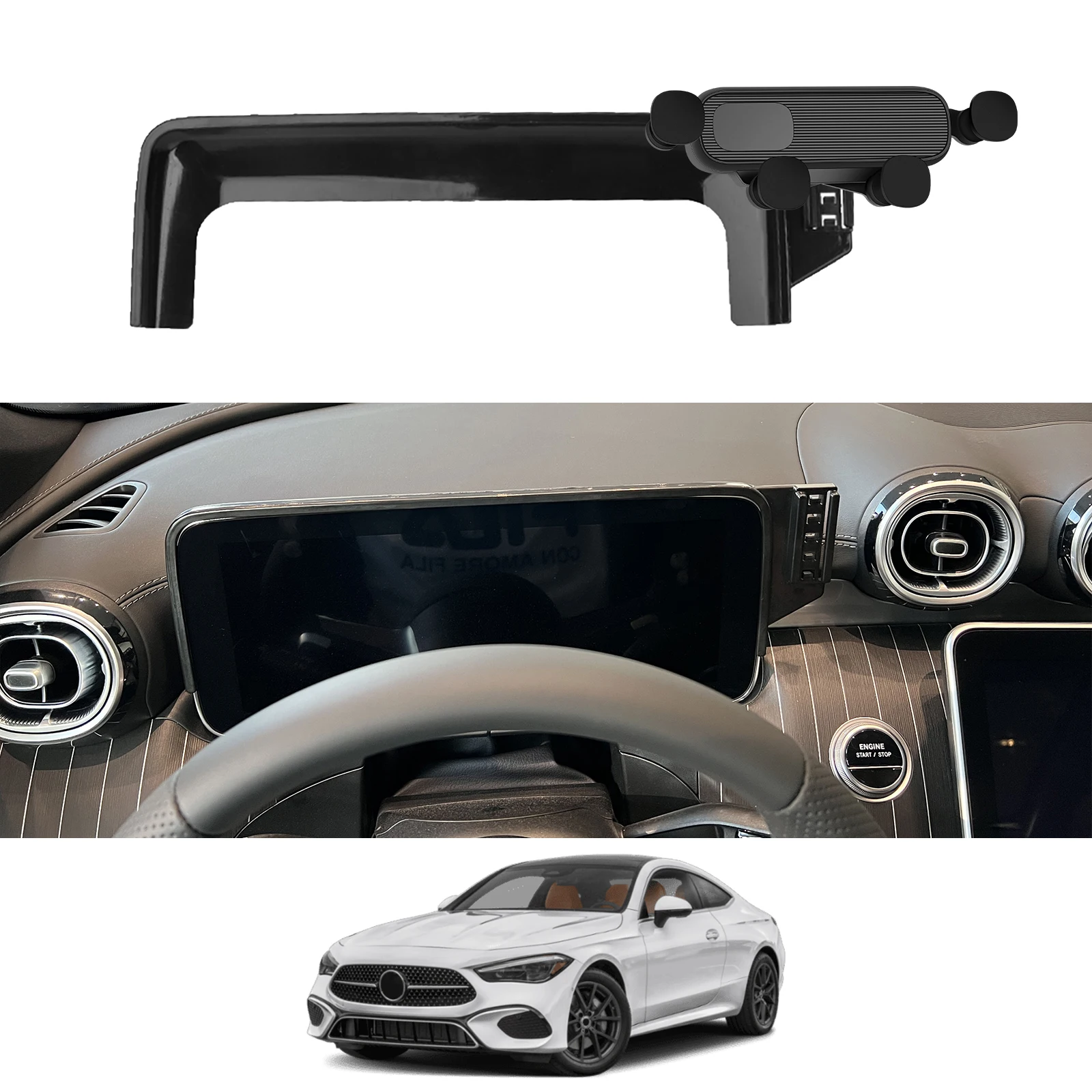 Car Phone Holder Fit for Mercedes Benz CLE-Coupe Sport GPS Bracket Navigation Stand Auto Accessories