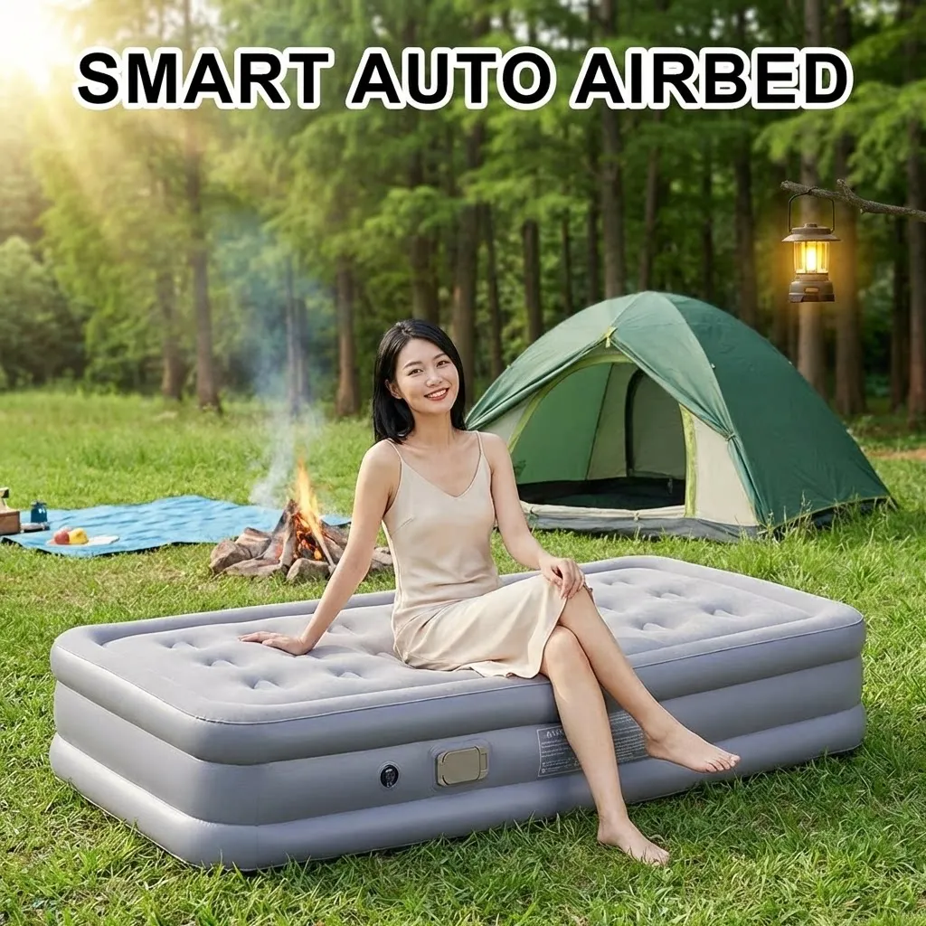 Portable Inflatable Mattress Self-inflating 40cm - FabFestivals