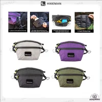 Hikeman Outdoor Chest Bag UHMWPE 1.2L Capacity Waterproof Adjustable Lightultra Bag for Camping Hiking Cycling Running Fishing