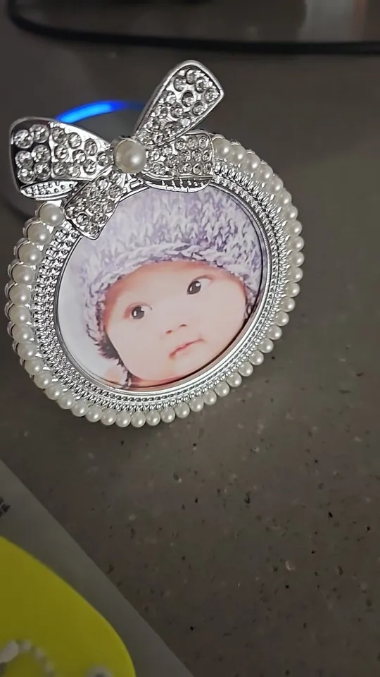2020 photo frame decoration frame pearl photo frame painting picture frame photo display stand home decorationDiamond Pearl Tilt photo review
