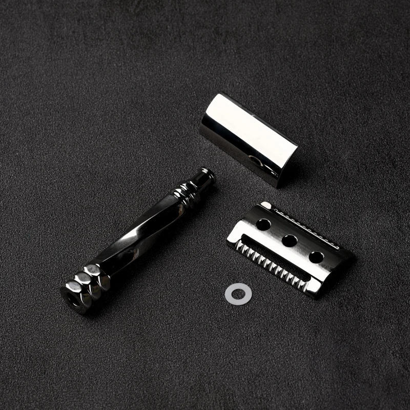 Yaqi Cerberus 316ステンレス 両刃カミソリ Yaqi Cerberus Stainless Steel Safety Razor - AliExpress