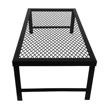 Folding Camping Grill, Foldable Grill Rack, Portable Barbecue Net Table Portable Mesh Tabletop for Outdoor Barbecues, Picnics 4