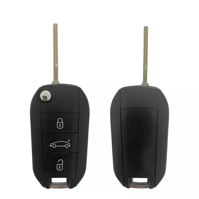 Flip Remote Key Fob 433MHz 4A Chip For P-eugeot Partner 508 308 Expert For Citroen Dispatch C3 C4 Cactus for Opel For Vauxhall